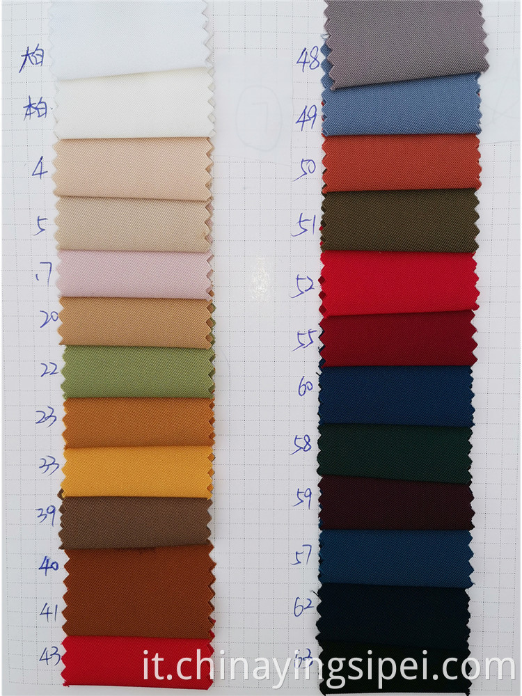 Wholesale eco friendly dyed wove cloth twill polyester fabric exporters